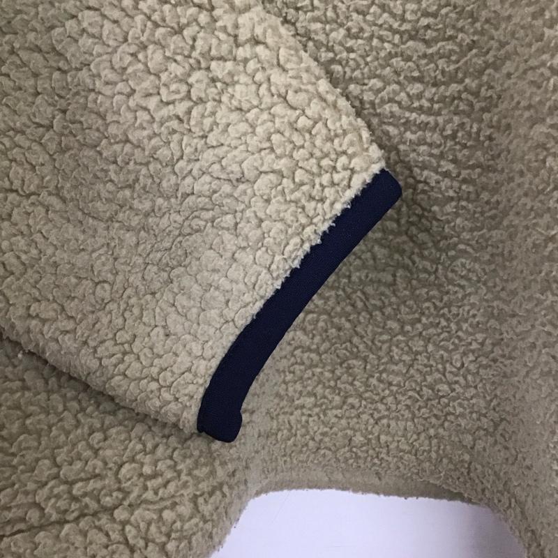 エルエルビーン L.L.Bean ジャケット、上着 ジャケット、ブレザー フリースジャケット ジップアップネック アウター S ロゴ、文字 ベージュ / ベージュ /  メンズ USED 古着 中古 10142369