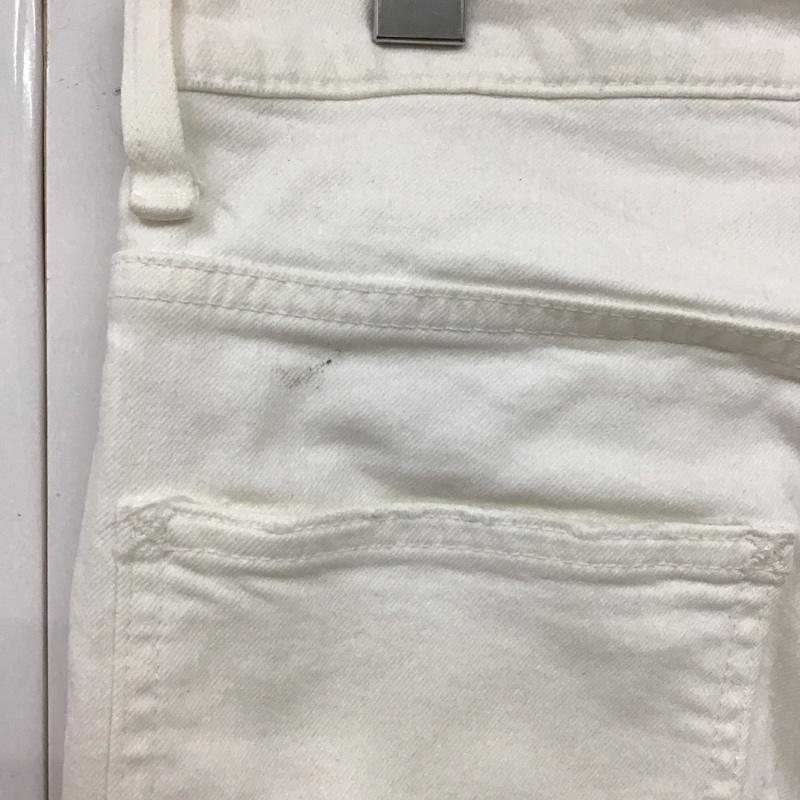 リーライダース LEERIDERS パンツ デニム、ジーンズ デニムパンツ スリムパンツ ストレッチパンツ ジーンズ akm S 無地 白 / ホワイト /  メンズ USED 古着 中古 10117838