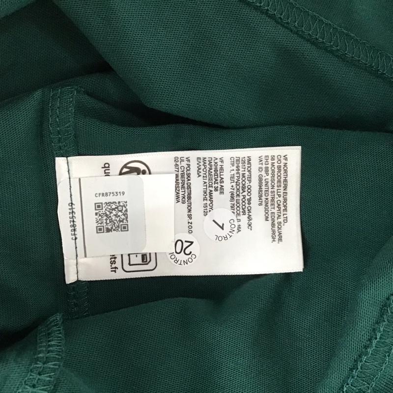 ザノースフェイス THE NORTH FACE Tシャツ 半袖 NF0A87NPA1B XL ロゴ、文字 X プリント 緑 / グリーン / X 紺 / ネイビー /  メンズ USED 古着 中古 10132523