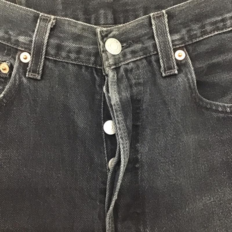 リーバイス Levi s パンツ デニム、ジーンズ デニムパンツ スリムパンツ カジュアルパンツ 90s usa 後染め 31インチ 無地 黒 / ブラック /  メンズ USED 古着 中古 10140883