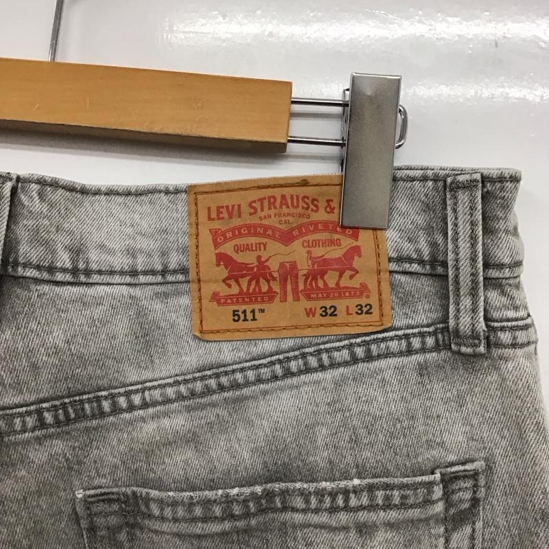 リーバイストラウスアンドコー Levi Strauss & co. パンツ デニム、ジーンズ デニムパンツ スリムパンツ カジュアルパンツ ストレッチパンツ 32インチ 無地 灰 / グレー /  メンズ USED 古着 中古 10148103