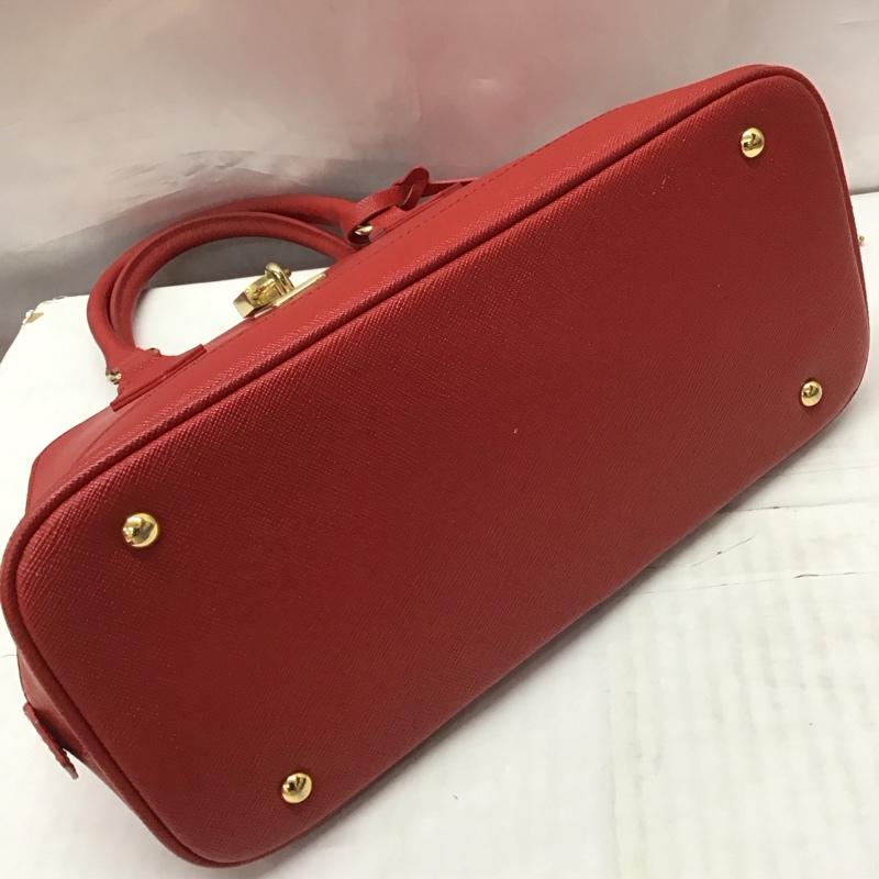 サマンサタバサ Samantha Thavasa ハンドバッグ ハンドバッグ ショルダー 2WAY 無地 赤 / レッド / X 金 / ゴールド /  レディース USED 古着 中古 10112183