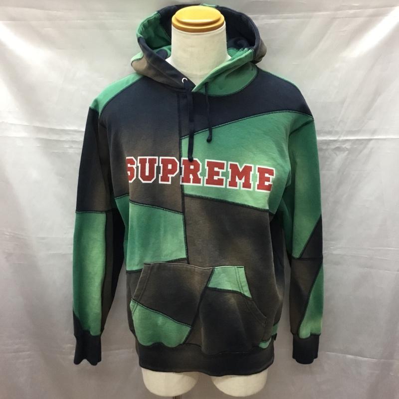 シュプリーム Supreme パーカー 長袖 パッチワークフーディ20AW Patchwork Hooded Sweatshirt M ロゴ、文字 マルチカラー / マルチカラー /  メンズ USED 古着 中古 10113439