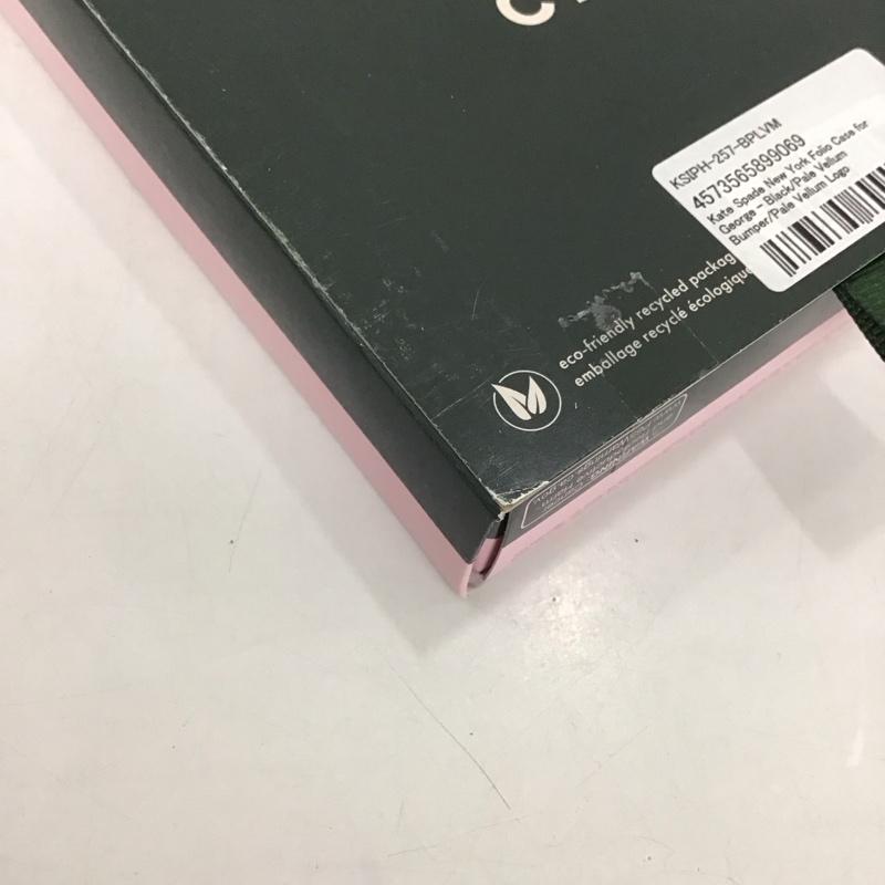 ケイトスペード Kate Spade ファッション小物 ファッション小物 KSIPH-257-BPLVM iPhone14ProMax ケース 手帳型 iPhoneケース 無地 黒 / ブラック /  レディース USED 古着 中古 10122804