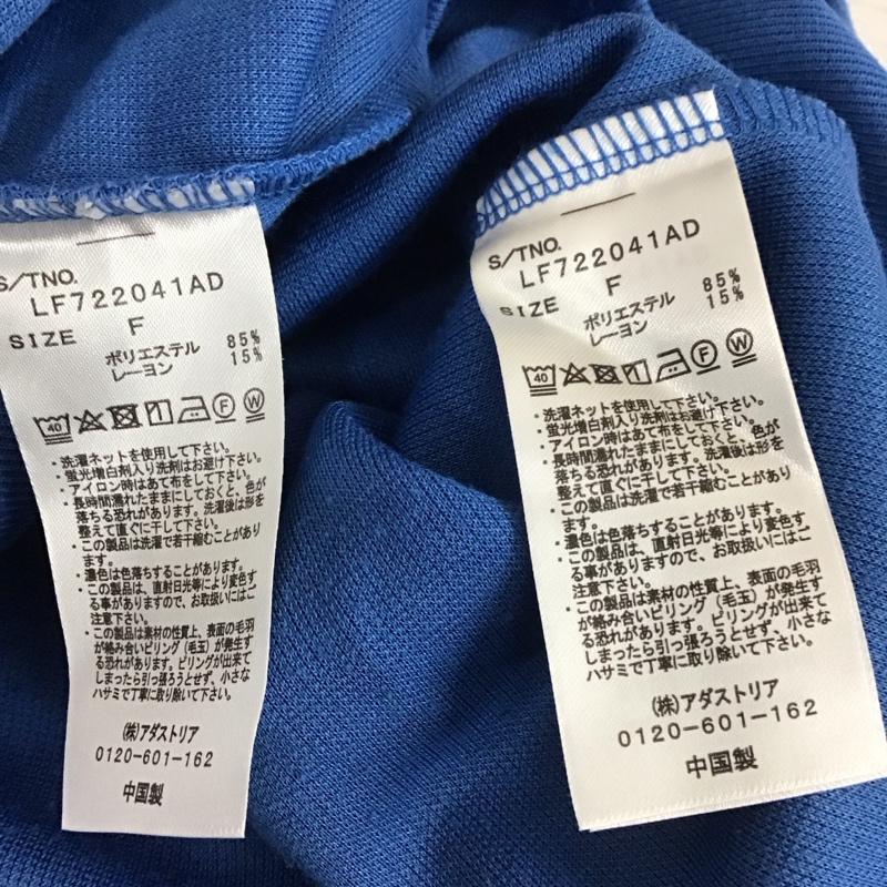 ローリーズファーム LOWRYS FARM ワンピース・ドレス・オールインワン ワンピース・ドレス・オールインワン Vネック 半袖 カーディガン セット キャミワンピース FREE 無地 青 / ブルー /  レディース USED 古着 中古 10112034