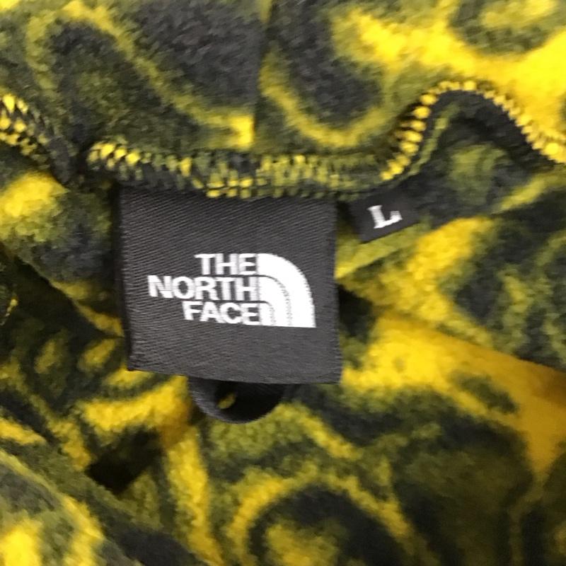 ザノースフェイス THE NORTH FACE ジャケット、上着 ジャケット、ブレザー nl71962 94RAGEClassicFleecePulloverJKT フリースジャケット プルオーバー L 総柄 黒 / ブラック / X 黄 / イエロー /  メンズ USED 古着 中古 10108681