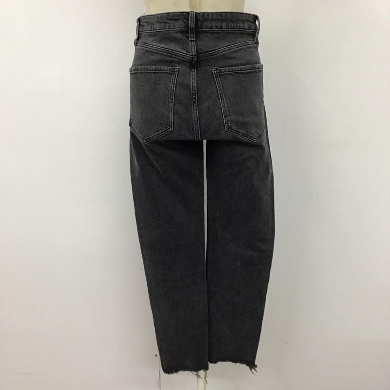 ザラ ZARA パンツ デニム、ジーンズ スキニー ストレッチ ハイウエスト 無地 黒 / ブラック /  レディース USED 古着 中古 10118460