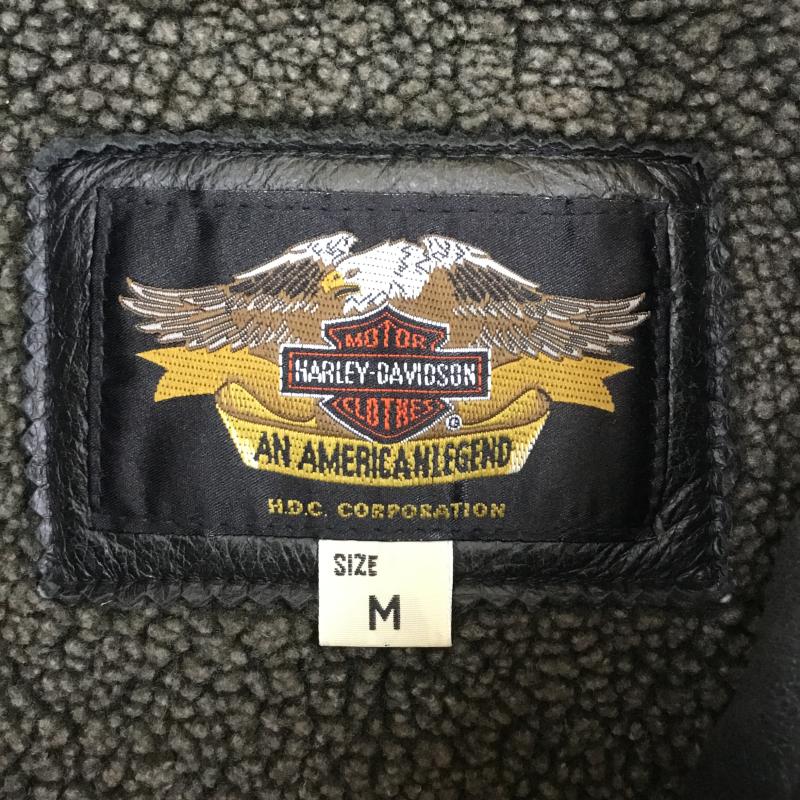 ハーレーダビッドソン Harley-Davidson ジャケット、上着 ライダース M 無地 茶 / ブラウン / X カーキ / カーキ /  メンズ USED 古着 中古 10140002