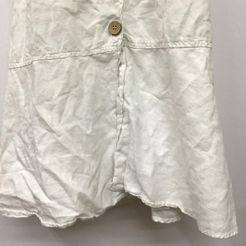 ザラ ZARA ワンピース ロングスカート M 無地 白 / ホワイト /  レディース USED 古着 中古 10128926