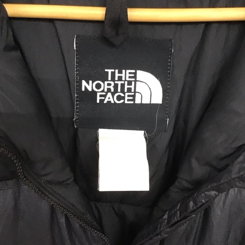 ザノースフェイス THE NORTH FACE ジャケット、上着 ジャンパー、ブルゾン ジップアップジャケット ナイロンジャケット アウター ダウンジャケット ロゴ、文字 黒 / ブラック /  メンズ USED 古着 中古 10140686