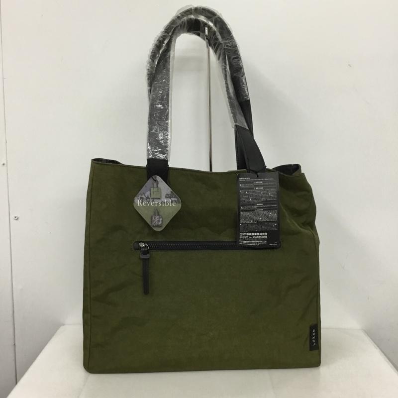 古着 USED トートバッグ トートバッグ LUXXE リバーシブル カメラトートバッグ オリーブ カモフラ タグ付き カモフラージュ柄・迷彩 X 無地 マルチカラー / マルチカラー /  メンズ USED 古着 中古 10145229