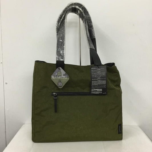 古着 USED トートバッグ トートバッグ LUXXE リバーシブル カメラトートバッグ オリーブ カモフラ タグ付き 無地 X カモフラージュ柄・迷彩 マルチカラー / マルチカラー /  メンズ USED 古着 中古 10145230