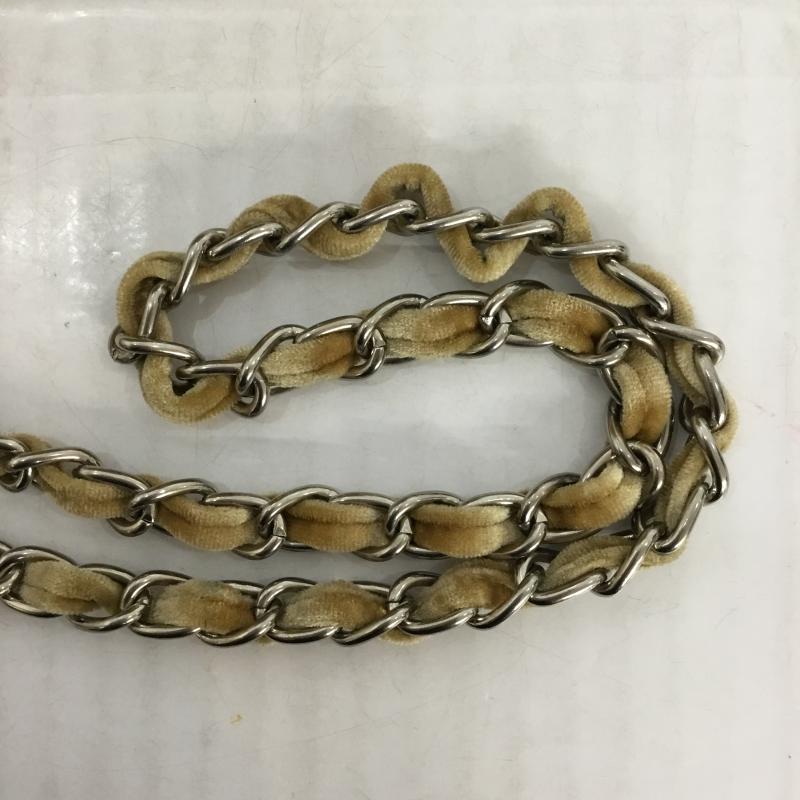 ローリーズファーム LOWRYS FARM ショルダーバッグ ショルダーバッグ チェーンバッグ ベロア 無地 X  キャメル / キャメル /  レディース USED 古着 中古 10045519