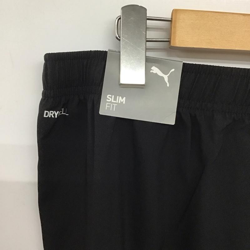 プーマ PUMA パンツ ワークパンツ、ペインターパンツ 523701 01 テーパードパンツ ランニングウェア ロングパンツ スポーツウェア XL ロゴ、文字 黒 / ブラック /  メンズ USED 古着 中古 10138939