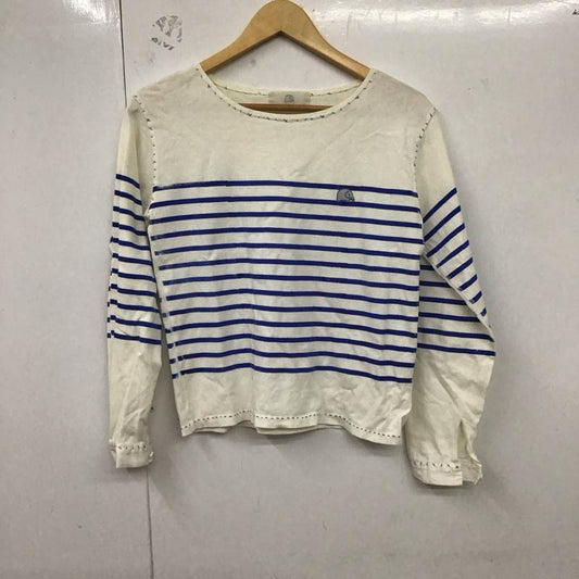ケイスケカンダ keisuke kanda カットソー 長袖 ボーダー柄 白 / ホワイト /  レディース USED 古着 中古 10129242