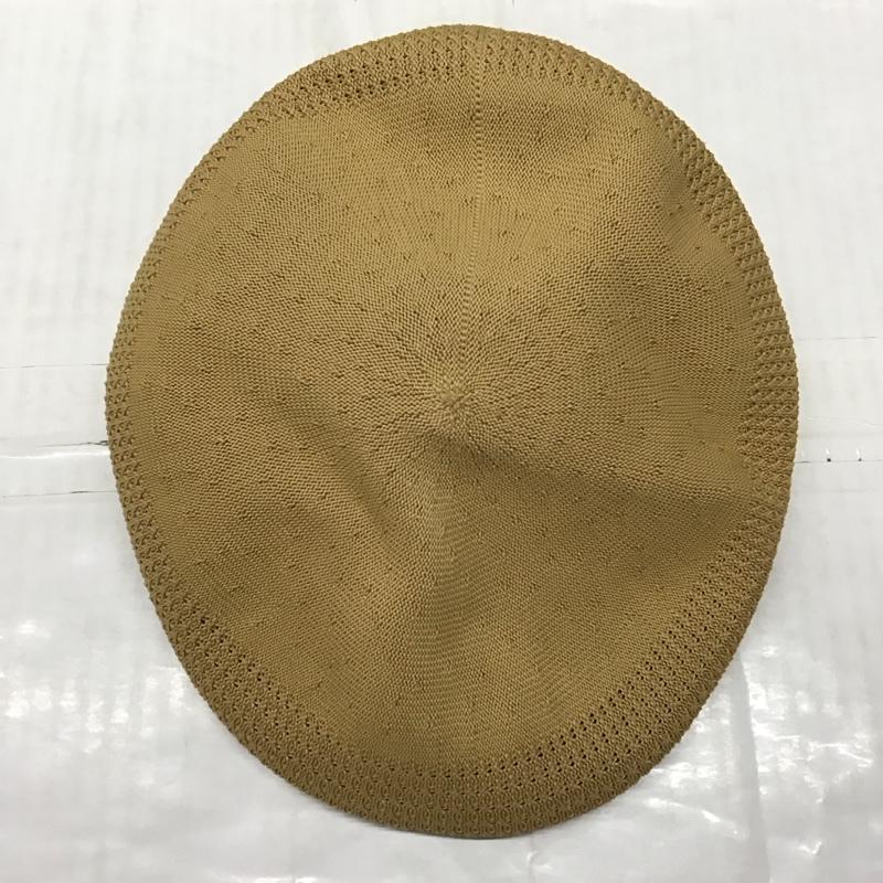 カンゴール KANGOL 帽子 ハンチング 0290BC Tropic 504 Ventair ロゴ、文字 ベージュ / ベージュ /  メンズ USED 古着 中古 10120890