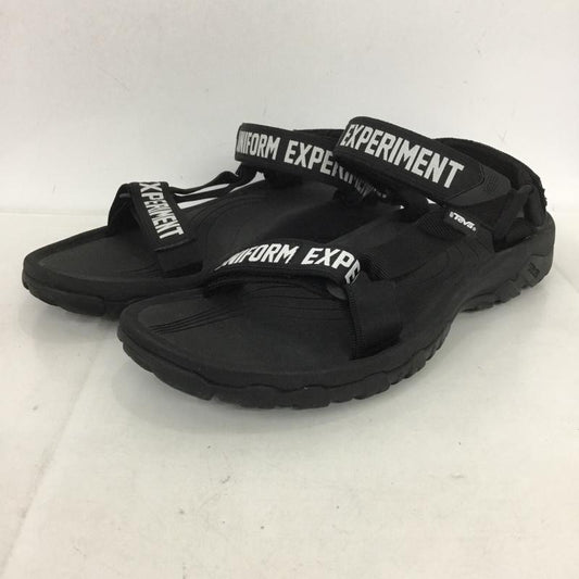 テバ Teva サンダル サンダル 1016721 uniform experiment スポーツサンダル スポサン 28cm 28.0cm ロゴ、文字 黒 / ブラック /  メンズ USED 古着 中古 10133539