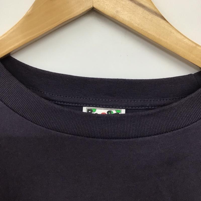 アベイシングエイプ A BATHING APE カットソー 長袖 長袖カットソー 無地カットソー クルーネック M ロゴ、文字 紫 / パープル /  メンズ USED 古着 中古 10132083