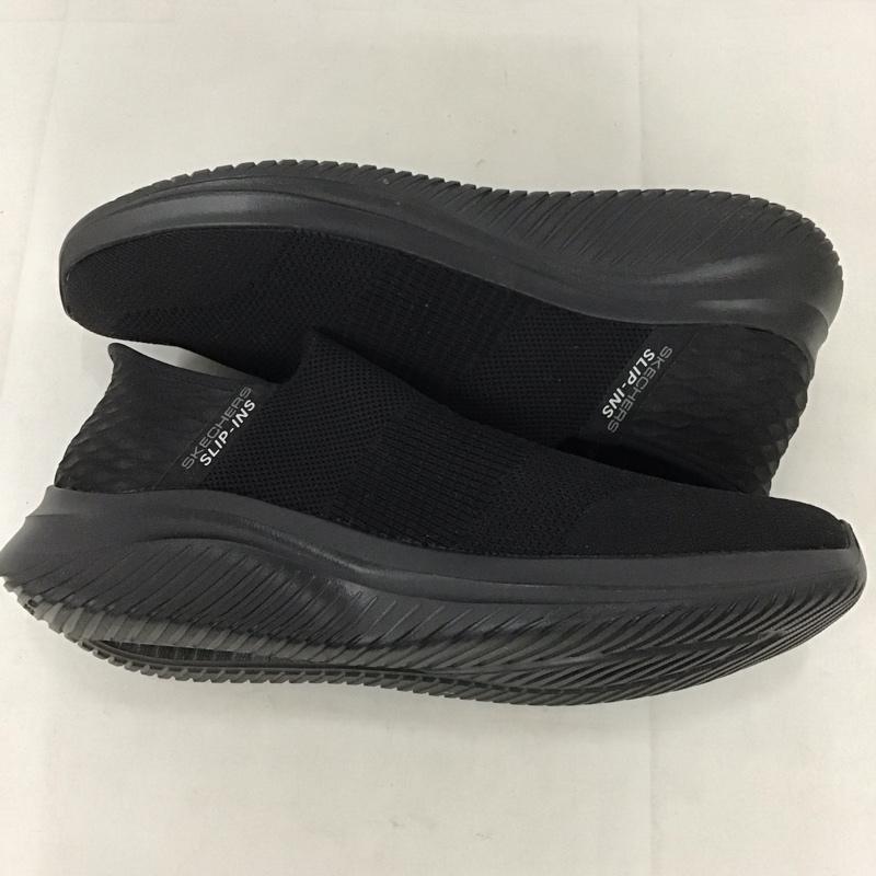 スケッチャーズ SKECHERS スニーカー スニーカー SN232450 スリップインズ ウルトラ フレックス 3.0 スムース ステップ 28cm 28.0cm ロゴ、文字 黒 / ブラック /  メンズ USED 古着 中古 10132462