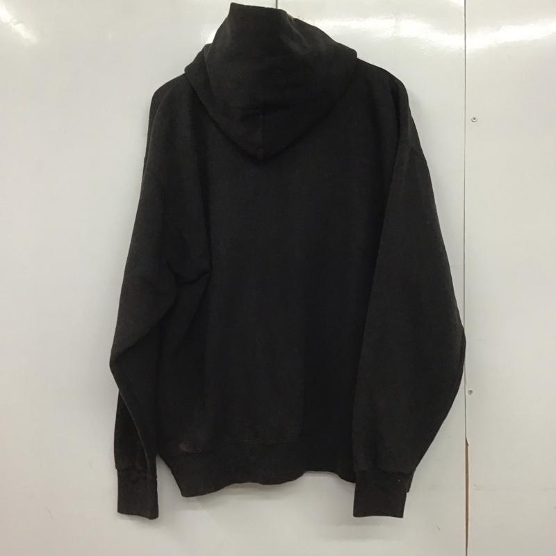 古着 USED パーカー 長袖 長袖パーカー プルオーバーパーカー スウェット L ロゴ、文字 ダークグレー / ダークグレー /  メンズ USED 古着 中古 10146467