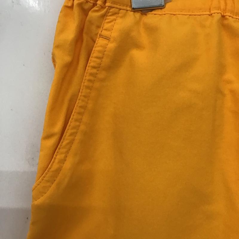 ザノースフェイス THE NORTH FACE パンツ ショートパンツ 110cm ロゴ、文字 X プリント 黄 / イエロー /  ボーイズ USED 古着 中古 10130365