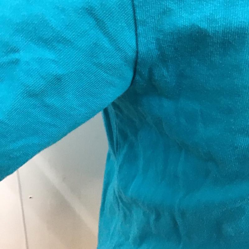 チャンピオン Champion Tシャツ 半袖 C3-F362 クルーネック ビッグロゴ L ワンポイント 青 / ブルー /  メンズ USED 古着 中古 10123520