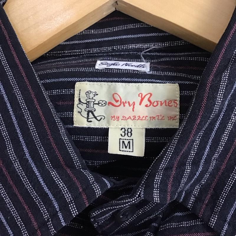 ドライボーンズ Dry Bones シャツ、ブラウス 長袖 長袖シャツ ボーダーシャツ カラーシャツ M ボーダー柄 マルチカラー / マルチカラー /  メンズ USED 古着 中古 10136849