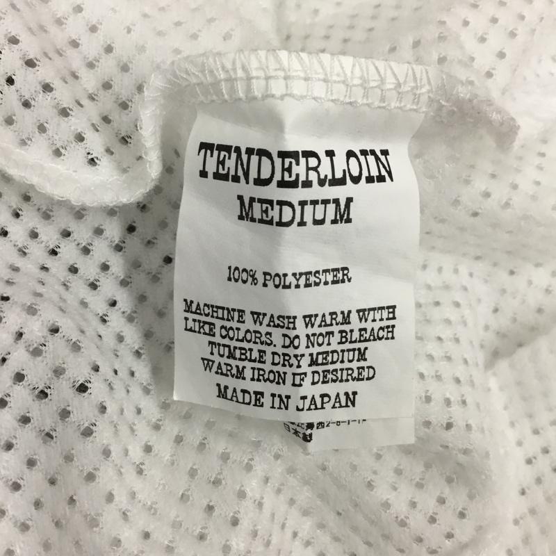 テンダーロイン TENDERLOIN カットソー 半袖 半袖カットソー プリントTシャツ クルーネックカットソー M ロゴ、文字 白 / ホワイト /  メンズ USED 古着 中古 10116113
