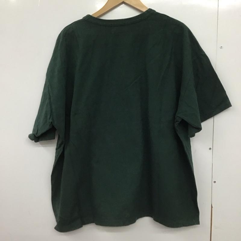 ウィーウィル WEWILL Tシャツ 半袖 半袖カットソー 無地Tシャツ クルーネックカットソー 3 無地 緑 / グリーン /  メンズ USED 古着 中古 10148034