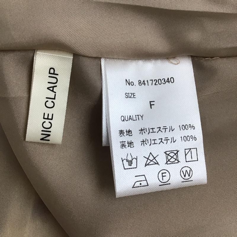 ナイスクラップ NICE CLAUP ワンピース ロングスカート 841720340 小花柄 サイドレースアップOP FREE レディース USED 古着 中古 10131472
