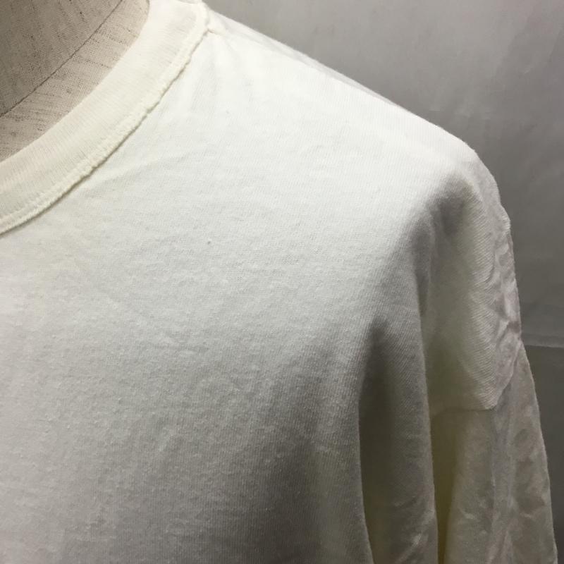 レリューム relume カットソー 長袖 長袖カットソー クルーネックカットソー ロングスリーブカットソー L 無地 白 / ホワイト /  メンズ USED 古着 中古 10114108