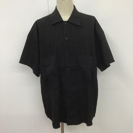 ハレ HARE シャツ、ブラウス 半袖 ha020033aa 半袖シャツ カジュアルシャツ カラーシャツ FREE 無地 黒 / ブラック /  メンズ USED 古着 中古 10107788