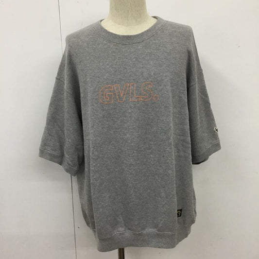 ガヴィル GAVIAL トレーナー 半袖 GVL-24SST-0626 L 無地 灰 / グレー /  メンズ USED 古着 中古 10109962