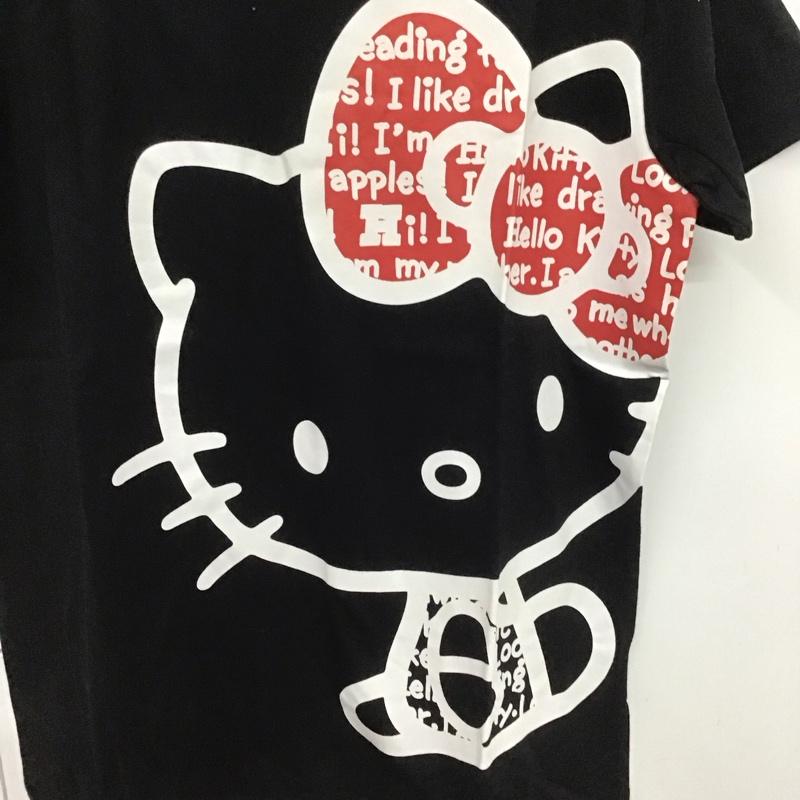 古着 USED Tシャツ 半袖 ハローキティ L プリント X キャラクター 黒 / ブラック /  レディース USED 古着 中古 10147709