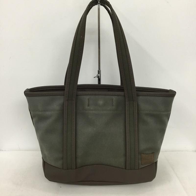 ポーターガール PORTERGIRL トートバッグ トートバッグ BOYFRIEND TOTE ロゴ、文字 カーキ / カーキ / X ダークブラウン / ダークブラウン /  レディース USED 古着 中古 10149680