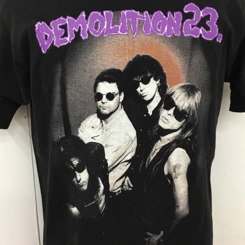 フルーツオブザルーム FRUIT OF THE LOOM Tシャツ 半袖 DEMOLITION23 バンドTシャツ 日本ツアー JAPANツアー 1994 M プリント 黒 / ブラック /  メンズ USED 古着 中古 10119850