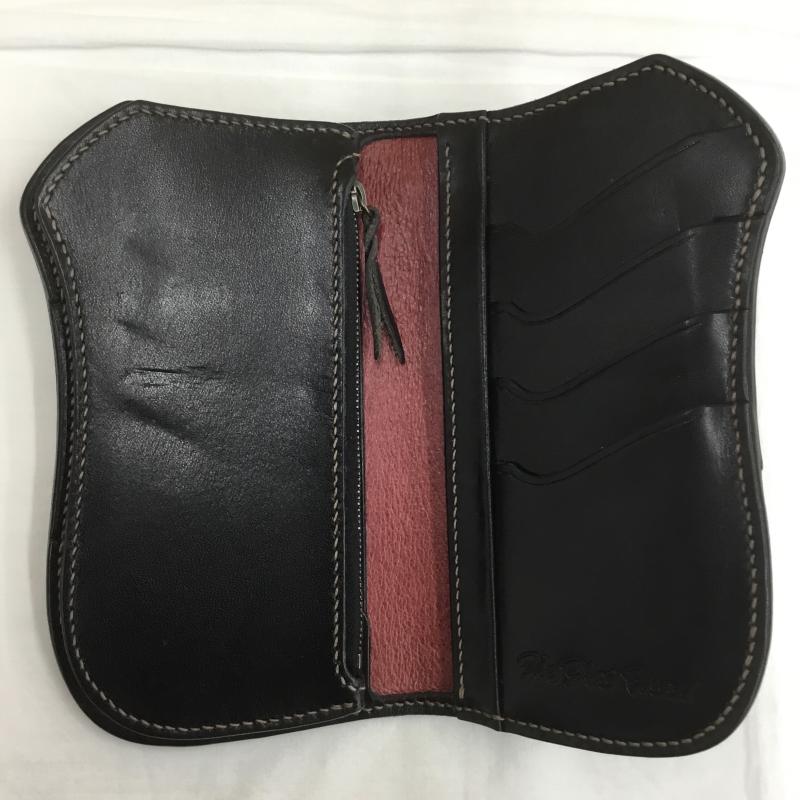 フラットヘッド The Flat Head 財布 長財布 コードバン レザー ロングウォレット 黒 / ブラック /  メンズ USED 古着 中古 10108212