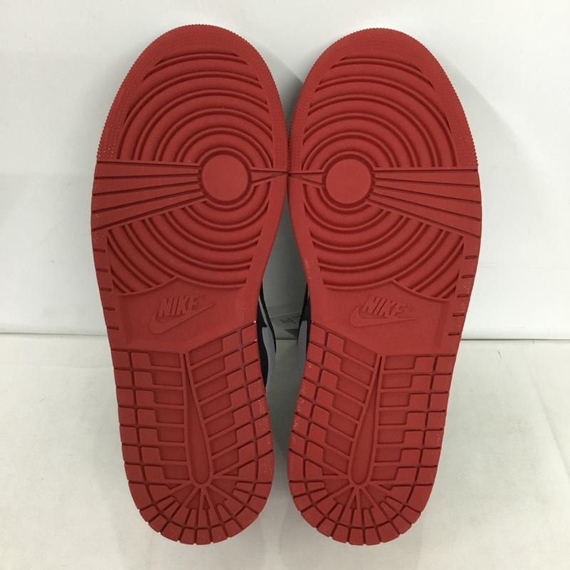 ナイキ NIKE スニーカー スニーカー 553558-161 AIR JORDAN 1 LOW 28.5cm 箱有 28.5cm ロゴ、文字 白 / ホワイト / X 黒 / ブラック / X 赤 / レッド /  メンズ USED 古着 中古 10150957