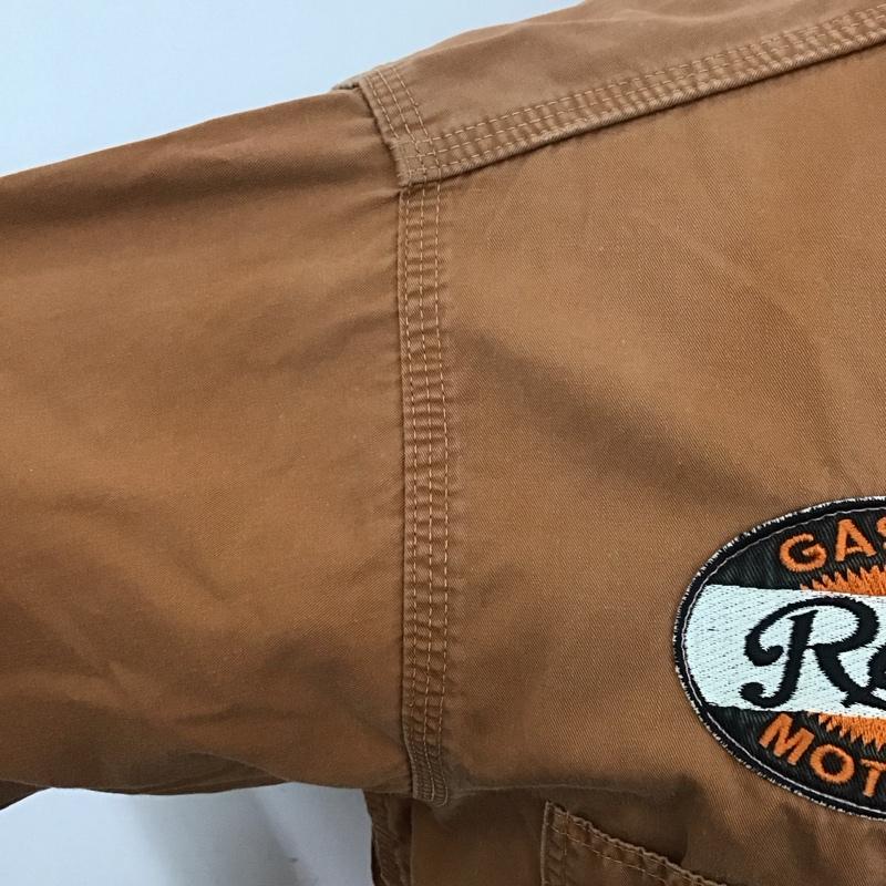 ジョーマッコイ JOE McCOY シャツ、ブラウス 半袖 半袖シャツ カラーシャツ 半袖カットソー プリントシャツ ロゴ、文字 茶 / ブラウン /  メンズ USED 古着 中古 10113103