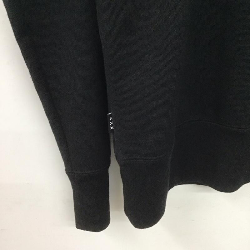 ゴッドセレクショントリプルエックス GOD SELECTION XXX パーカー 長袖 長袖パーカー プルオーバーパーカー スウェット M ロゴ、文字 黒 / ブラック /  メンズ USED 古着 中古 10148049