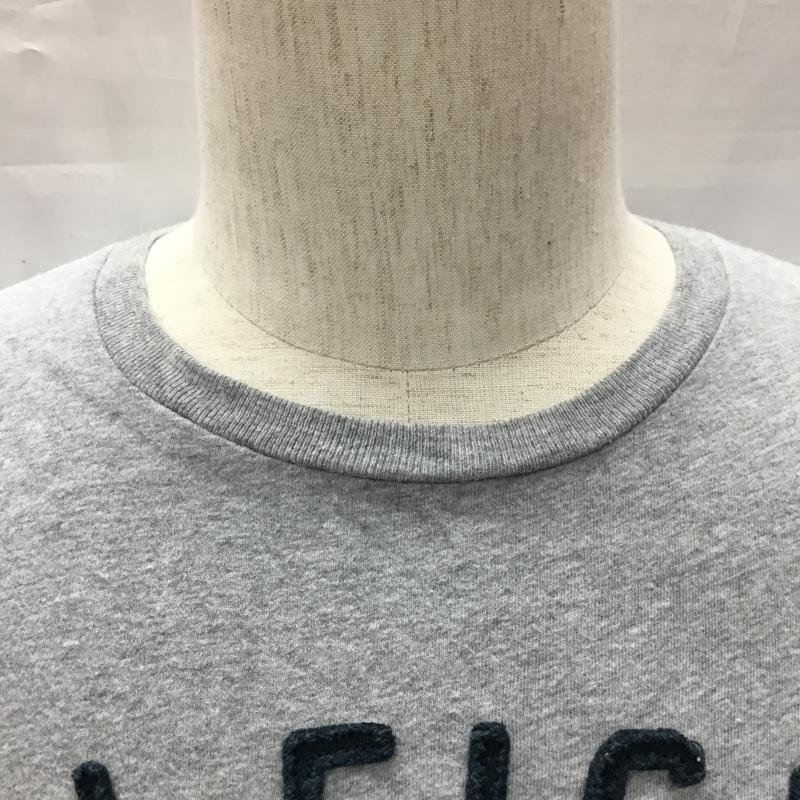 トミーヒルフィガー TOMMY HILFIGER カットソー 半袖 半袖カットソー プリントTシャツ クルーネックカットソー M ロゴ、文字 灰 / グレー /  メンズ USED 古着 中古 10116704