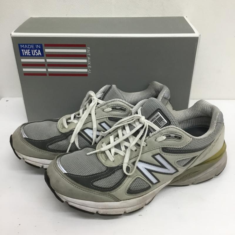 ニューバランス New Balance スニーカー スニーカー M990IG4 USA製 26.5cm ロゴ、文字 灰 / グレー /  メンズ USED 古着 中古 10107276