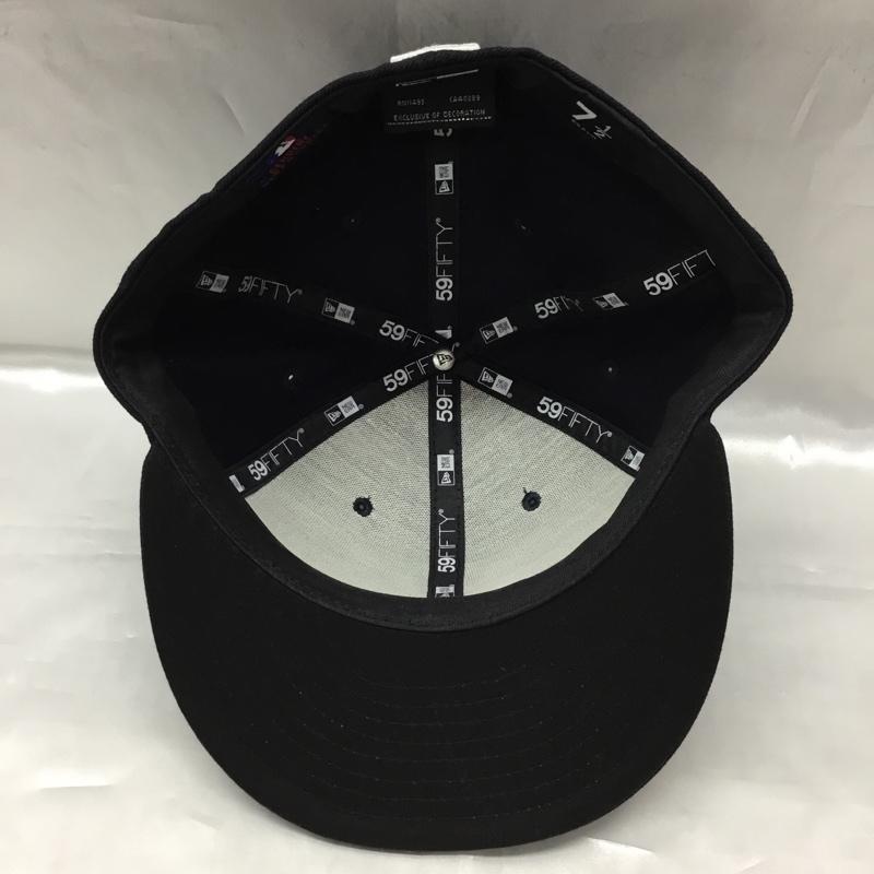 ニューエラ NEW ERA 帽子 キャップ MTXIX NY 59.6cm ロゴ、文字 紺 / ネイビー /  メンズ USED 古着 中古 10109194
