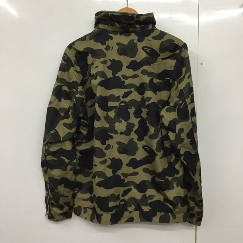 アベイシングエイプ A BATHING APE ジャケット、上着 ジャケット、ブレザー ジップアップジャケット ナイロンジャケット アウター L カモフラージュ柄・迷彩 マルチカラー / マルチカラー /  メンズ USED 古着 中古 10141806