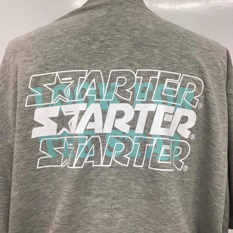 スターター STARTER セットアップ セットアップ 半袖スウェットカットソー ハーフパンツ 2点セット XL ロゴ、文字 灰 / グレー /  メンズ USED 古着 中古 10143772