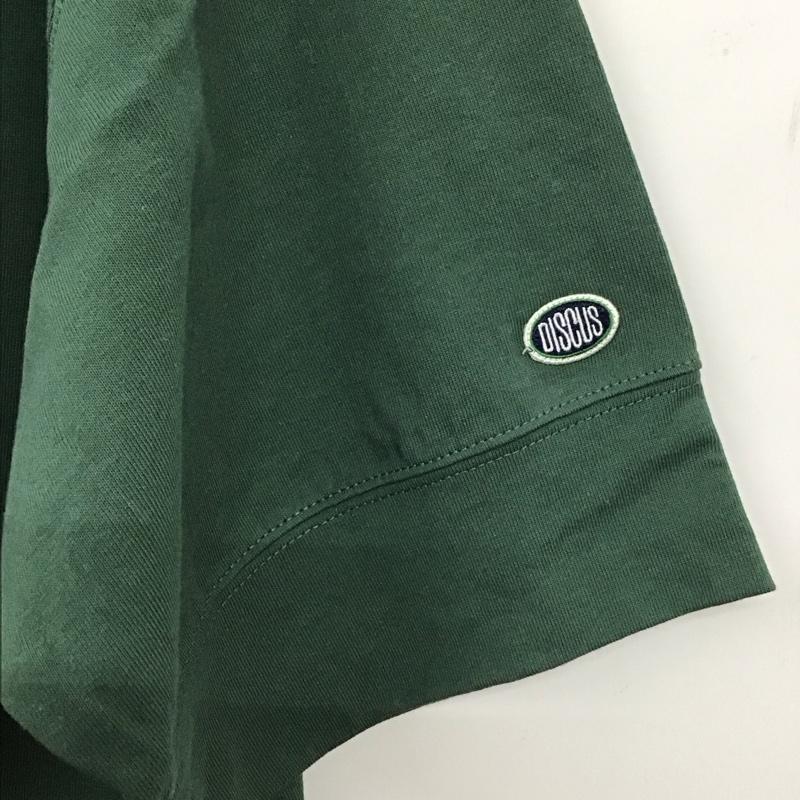 ディスカス アスレチック DISCUS ATHLETIC Tシャツ 半袖 3287-7768 BIG Tシャツ ROPE PICNIC R L ロゴ、文字 緑 / グリーン /  レディース USED 古着 中古 10137040