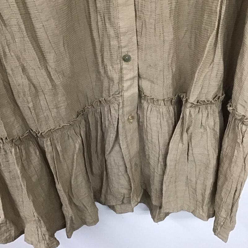 ザラ ZARA ワンピース ミニスカート S 無地 ベージュ / ベージュ /  レディース USED 古着 中古 10140426