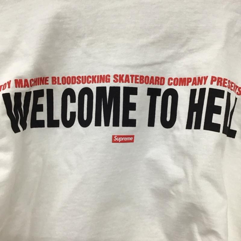 シュプリーム Supreme Tシャツ 半袖 24ss toyMachineWelcomeToHellTee プリントTシャツ XL プリント 白 / ホワイト /  メンズ USED 古着 中古 10149544