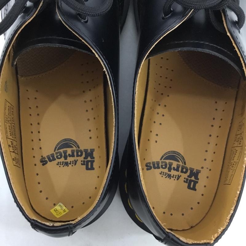 ドクターマーチン Dr.Martens 革靴 革靴 AW004 1461 3ホール UK8 US：9 無地 黒 / ブラック /  メンズ USED 古着 中古 10148412