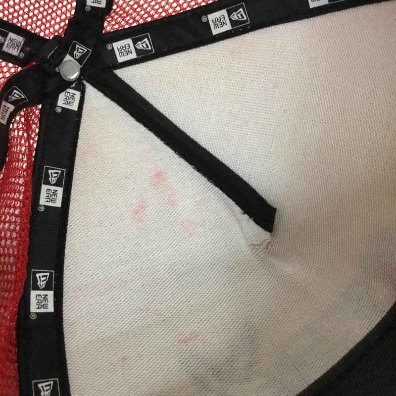 ニューエラ NEW ERA 帽子 キャップ PLAY BOY メッシュキャップ ロゴ、文字 赤 / レッド /  メンズ USED 古着 中古 10133926